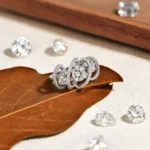 ATTAGEMS Three-Stone Cluster Moissanite Ring for Women 1CT Round Cut 100% 925 Sterling Silver Twist Band Engagement Fine Jewelry - Image 3