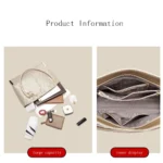 FOXER Elegant Women's Handbag Split Leather Large Capacity Lady Shoulder Bag Luxury Design Tote Bag Fashion Female's Purse - Image 6